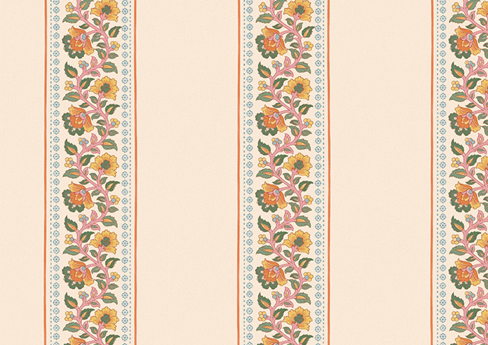 Petal & Block Bethea, Marigold - Twist&Fit Roman Blind - Image 8